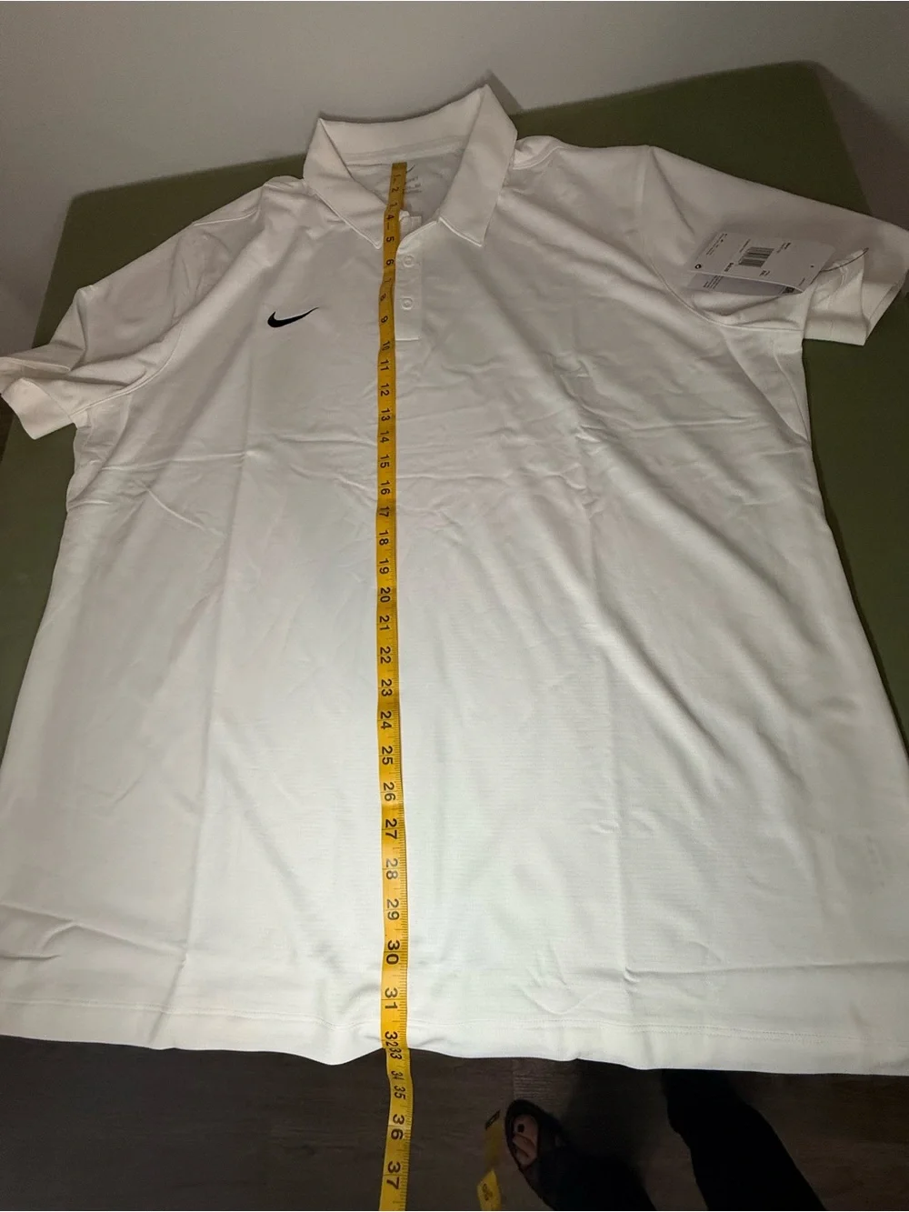 Nike Dri-FIT Polo Shirt White NWT Men’s XXL Golf Athletic